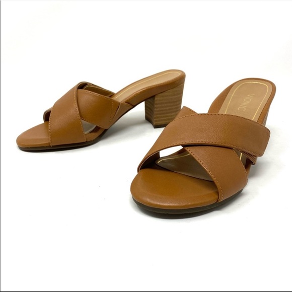 Vionic LORNE SLIDE SANDAL Saddle - Picture 1 of 8
